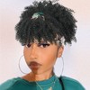 LEOSA - Peluca de pelo rizado para mujeres negras 2