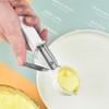 2 Packs Ice Cream Scoops Easy Trigger Non-Slip Grip Rust