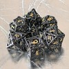 BESCON DICE Hollow D&D Metal Dice with 3D Dragon Function,