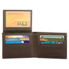 SMART RFID BLOCK - MENS HIGH QUALITY DISTRESSED HUNTER BROWN