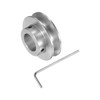 sourcing map Single Groove Pulley 16 mm Fixed Bore 40
