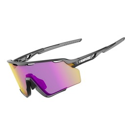 KAPVOE Cycling Glasses Polarized Mountain Bike Sunglasses MTB Sports Men Women Baseball Running Triathlon Golf Driving