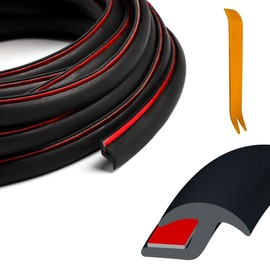 XmuxHai 30Ft Fender Flare Edge Trim, Rubber Gasket for Fender Flares Universal,Fender Flare Rubber Seal for Car and Truck Wheel Wells,rubberAutomotive Adhesive Tape Bonds to Flare