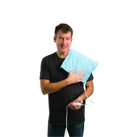 Thera|Care Electric Heating Pad | Dry Heat Only | 4 Heat Settings | 12" x 15",Blue