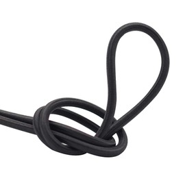 5 Metres 0.75 mm² Cable Vintage Antique Braided Twisted Fabric Lighting Cable Woven Silk Flexible Wire Cord Light, 300.00 V (Black)