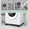 SEISSO Anti Vibration Pads for Washing Machine. 4 Pack Washer