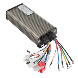 HERCHR E‑Bike Speed Motor, 48V 60V 64V 72V 2000W 18 Tube Aluminium Alloy Universal Brushless Controller for Electric Bicycle Scooter