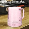 Milk Frothing Pitcher Clear Glass Measuring Cups Coffee Milk Frothing
