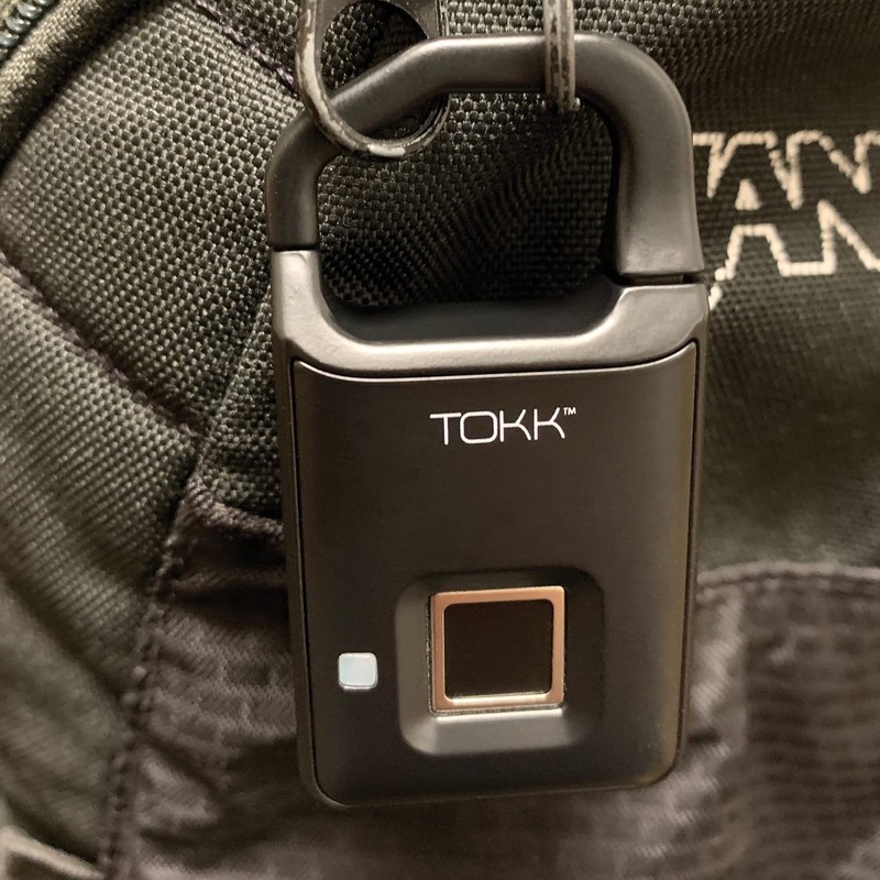 Pred Technologies USA Fingerprint Travel Lock, Silver (PL4)