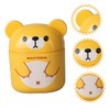 Alipis Kawaii Mini Trash Can with Lid Small Plastic Desktop