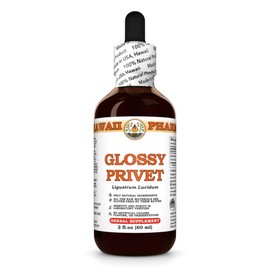 Glossy Privet (Ligustrum Lucidum) Dry Fruit Tincture, Made in Hawaii, Organic Raw Materials, All Natural, Vegan, Pure Liquid Extract - 2 fl.oz