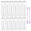 Xnovies 14Pcs 30ml 50ml Travel Bottles with Mini Cosmetic Spatulas