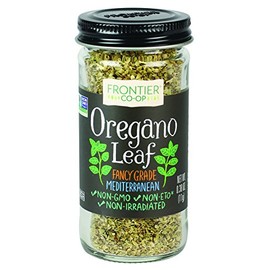 Frontier Co-op Oregano Leaf, 0.38 Ounce Jar, Great On Pizza, Italian & Mexican Fare, Kosher