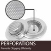 2Pcs Kitchen Sink Strainer Plug - Stainless Steel Sink Plug