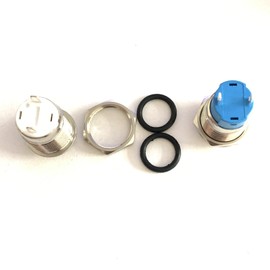 Aurooooa Push Button Switch, On/Off, 0.5 inch (12 mm), Waterproof Self Locking Switch, Instant Push Button Switch, Lock Push Button Switch