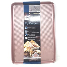 David Burke Rose Gold Mega 20.25" x 14.25" Commercial Baking Sheet, Large Professional Kitchen Pan