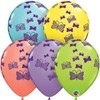 Tie Dye Butterfly Happy Birthday Party Bouquet of Balloons with