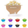 Collapsible Silicone Microwave Hot Air Popcorn Popper Bowl With Lid