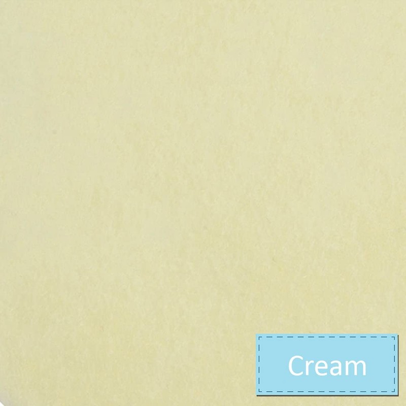 Trimits Craft Felt, 10 Pack, Cream