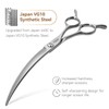 FOGOSP Professional 45°Curved Grooming Scissors for Dogs 7.0 in Big