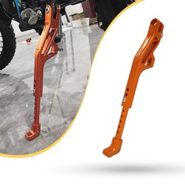 JFG RACING Kickstand for Surron Light Bee,CNC Foot Pegs Kick Stand for Electric Dirt Bike Surron Light Bee X and S/Talaria Sting/X160/X260-Orange