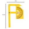 VOANZO Universal Angle Finder Tool Arm Protractor Ruler Goniometer &