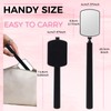 Miuffue Flexible Large Square Lash Mirror, 260°Rotation Folding Portable Eye