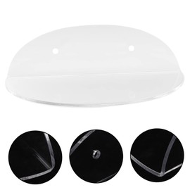 KONTONTY Pcs Acrylic Floating Shelves Wall Mount for Living Room Bedroom Bathroom Decor