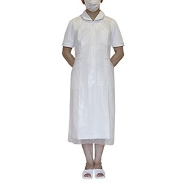 fa-sutoreito PE Apron N (Sleeveless) Fr – 834 (White) 50 maiiri