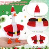 Abbylike 2 Sets 7 Inch Magnetic Desk Goose Outfits, Mr.