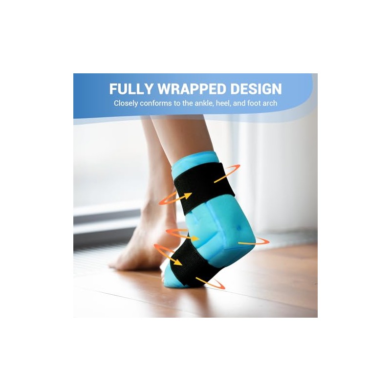 Comfytemp Comfytemp Large Ankle Foot Ice Pack Wrap 1Pack, Reusable