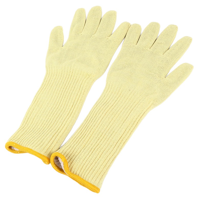 1 Pair Oven Mitts Double Layer Aramid Fiber 300℃ High