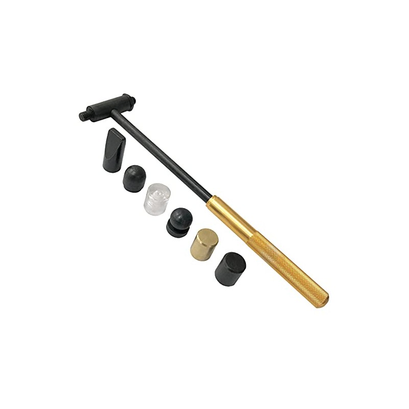 6 PART HAMMER (S) Precision hammers interchangeable heads jewellery watch