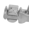 OldBones L-Track Double Stud Tie Down Fitting with Ellipses-Ring, L