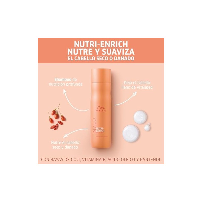 Wella Professionals Invigo Nutri-Enrich Shampoo Reparación Daño 250ml