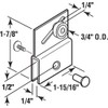 Prime-Line M 6054 Frameless Sliding Shower Door Top Bracket, 3/4