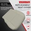 Vigoraze Driver Bottom Leather Replacement Seat Cover Tan #LA00 or