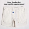 maamgic Men's Classic-fit 5.5" Cotton Casual Shorts Elastic Waistband with