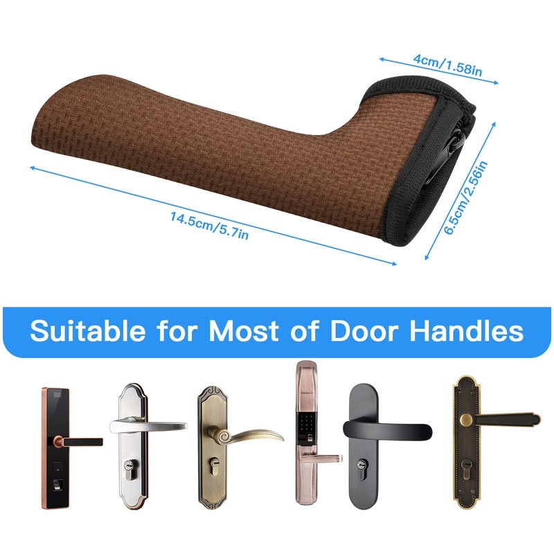 Door Handle Covers, Door Knob Covers for Summer Anti-Scald Hands,