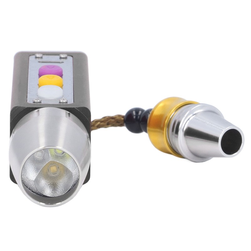 Jewelry Flashlight 3LED 3 Light Modes USB Charging Portable Small