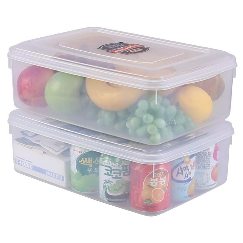 Jnktka 11 Quart Clear Plastic Storage Bins, Storage Container Box