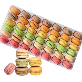 Macron French Cookies,Gift Box,Variety of Flavors Cookies Imported,– 42 PCS – French Macarons, Delicious Luxury Gourmet Gift, An Ideal Gift