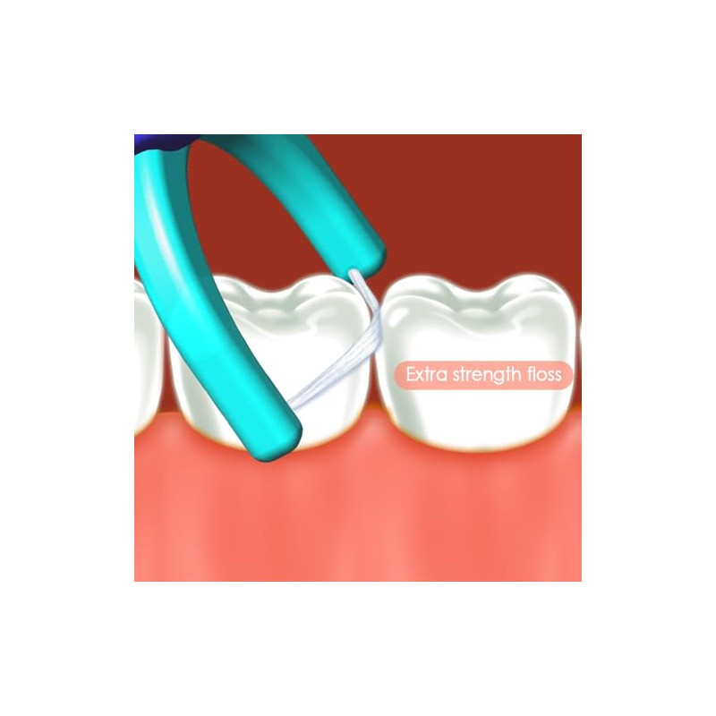T.Smile Evolutionary Clean - Flosser dental extra fuerte, cabezales de