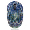 Bling Dazzling 2.4GHz Wireless Silent Mouse Covered with Rhinestone Crystal,