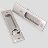 CCJH Invisible Door Locks Handle with 3 Keys for Sliding