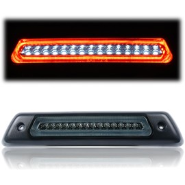 G-PLUS LED Third Brake Light Compatible With 2009-2014 Ford F150 High Mount Rear 3rd Cargo Tail Lamp Waterproof(Smoky lens Chrome Housing)
