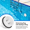 HERCHR 1.5 Inch Pool Pipe Plug Threaded Pool SPA Return