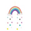 ORFOFE Hanging Rainbow Cloud Raindrops Decor for Bedroom Wall Pendant