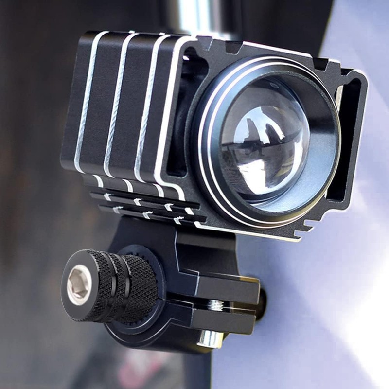 HQTS Motorcycle Headlight Holder Mount Bracket Motorcycle Fender Mudguard Fog
