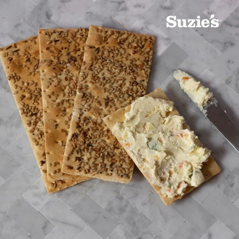 Suzie's, Spelt Multi-seed Flatbreads (Pack of 12) | Low-Fat Bread